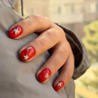 استخدام ناخنکار مسلط به لاین ژل و مانیکور روسی