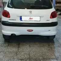 پژو 206 تیپ2 سفید مدل98 بیرنگ|خودرو سواری و وانت|رباط‌کریم, وهن آباد|دیوار