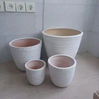 گلدان سفالی|گل و گیاه طبیعی|رشت, شهرک صبا|دیوار