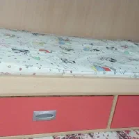 تخت دوطبقه کودک تمام ام دی اف همراه با خوشخواب|تخت و سرویس خواب|شیراز, منطقه هوایی شهید دوران|دیوار