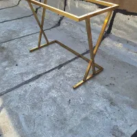 پایه میز لپتاپ فلزی فورتینگ طلایی