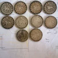 ده تا سکه قاجارنقره فروشی