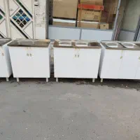 کابینت آماده زیر سینک فلزی و MDF با سینک ظرفشویی|مصالح و تجهیزات ساختمان|قدس, شهر‌قدس|دیوار