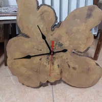 ساعت دیواری چوب