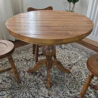 میز ناهارخوری چوبی|میز و صندلی غذاخوری|رشت, رودباری|دیوار