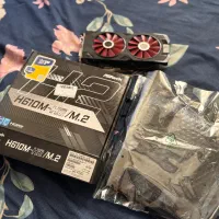 مادربرد h610 و B150 گرافیک rx580 فن دیپکول رم ddr4