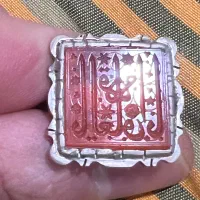 انگشتر عقیق یمنی قاجاری