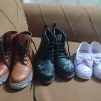 کفش و نیم بوت سایز ۳۷ کاملا نو و ارزان|کیف، کفش، کمربند|شاهین‌شهر, حافظ شمالی|دیوار