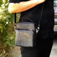 کیف دوشی چرم طبیعی اصل گاوی