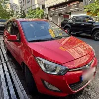 هیوندای i20 2015 وارداتی قرمز دو لکه جزیی رنگ