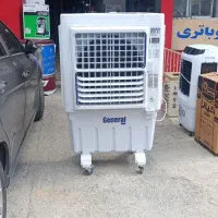 کولر پرتابل سلولزی کولر آبی چرخ دار  خانگی کرمیان