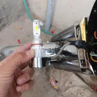 هدایت یخی تک رنگ فن دار