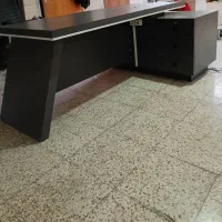 میز مدیریت 200×80 mdf طوسی