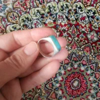 یک انگشتر مردانه فیروزه و یک انگشتر زنانه نقره|جواهرات|کرمان, |دیوار