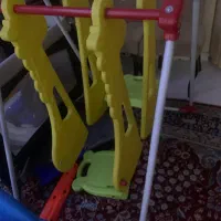 تاپ سرسره الگونگ ماشین  شارژی و تخت بچه|اسباب‌بازی بچه|تهران, نیروی هوایی (پیروزی)|دیوار