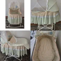 گهواره با ارتفاع قابل تنظیم و راکینگ|اسباب و اثاث بچه|مشهد, احمدآباد|دیوار