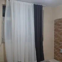 پرده مینیمال خاکستری