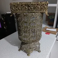 سطل و جا دستمال و جا اسپند برنز اصل