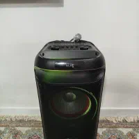 اسپیکر چرخ‌دار شارژی نورپردازی‌دار