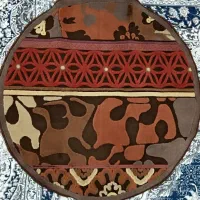 فرش آشپزخانه ۱۸۰در ۱۳۰وفرش گرد زیبا وتمیز|پادری|تهران, وصفنارد|دیوار