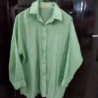 شومیز سبز پاستیلی