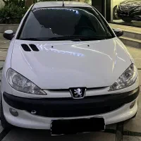 پژو ۲۰۶ تیپ ۶ دنده اتومات مدل ۱۳۸۶