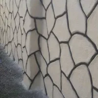 سیمانکاری طرح سنگ و تنه درخت|خدمات پیشه و مهارت|املش, |دیوار