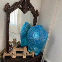 تحت خواب دونفره و میز آرایش بهمراه تشک طبی|تخت و سرویس خواب|تبریز, |دیوار
