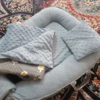 تشک گارد دار نوزادی به همراه پتو و بالشت اسپرت