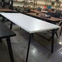 میز اداری و مدیریت پایه خرچنگی پایه یو