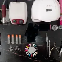 وسایل کاشت ناخن/یووی و دستگاه سوهان برقی