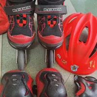 دو جفت کفش اسکیت با لوازم جانبی، تمیز و سالم|دوچرخه، اسکیت، اسکوتر|شیراز, قدوسی شرقی|دیوار