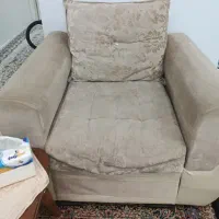 مبل راحتی ۷ نفره کرمی