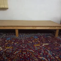 تشک  همراه  تخت چوبی