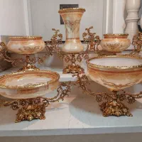 سرویس پذیرایی اجیل خوری و‌گلدان مناسب جهیزیه