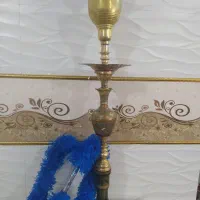 گلیان برنجی هندی  قدیمی خیلی خوب بلند کاملآ سالم