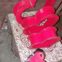 باکس قلبی چوبی سه تیکه با جاکلیدی قلبی