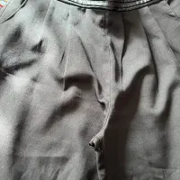 شلوار بگ پارچه ای کمر چرمی