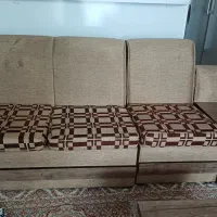 دو دست راحتی هفت نفره و ال|مبلمان خانگی و میز عسلی|قزوین, |دیوار