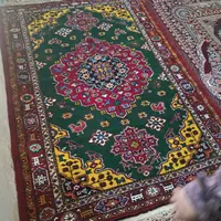 کف ساده خوشرنگ دستبافت ترکمن|فرش|بجنورد, |دیوار