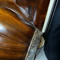 کمانچه دستساز داوود عطایی|سازهای سنتی|شیراز, دشت چنار|دیوار