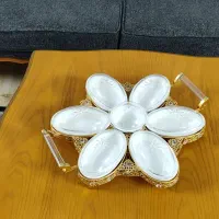 ظرف دکوری اردو خوری آبکاری طلا وارداتی