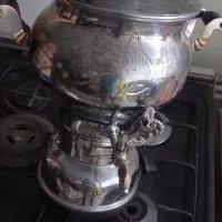 سماورگازی ۶لیتری درحدنو با۳۰تاسطل سالم|سماور، چای‌ساز، قهوه‌ساز|همدان, |دیوار