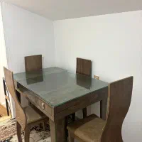 میز ناهارخوری ۴نفره با صندلی های طبی