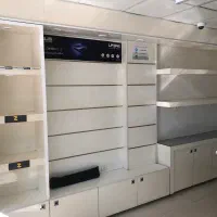 دکور فروشگاه|کتابخانه، شلف، قفسه‌های دیواری|اصفهان, باغ نگاره|دیوار