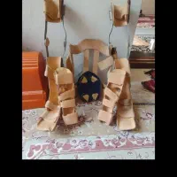 آتل دست و پا به همراه کمربند آتل دار