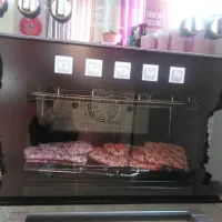 گاز پنج شعله فردار صفحه شیشه دی استیل|اجاق گاز و لوازم برقی پختوپز|پرند, فاز ۴|دیوار