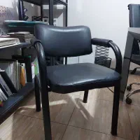 صندلی دسته‌دار فلزی (مناسب دفتر، آرایشگاه، سالن)