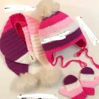 ست بافت دخترانه و پسرانه|کیف، کفش، کمربند|تبریز, |دیوار