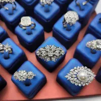 انگشتر های نگین ریز|جواهرات|تبریز, |دیوار